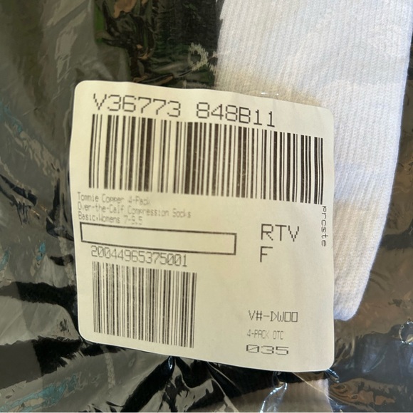 New Women’s Tommie Copper M 7-9.5 4 Pack of Over the Calf Compression Socks - Picture 3 of 7